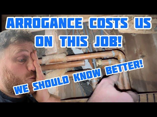 WE GOT CAUGHT OUT & IT WAS OUR FAULT!! -  Day in The life of a Plumber