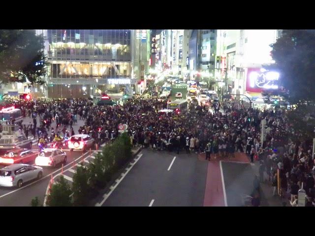 The Craziest Night at Shibuya Scramble Crossing