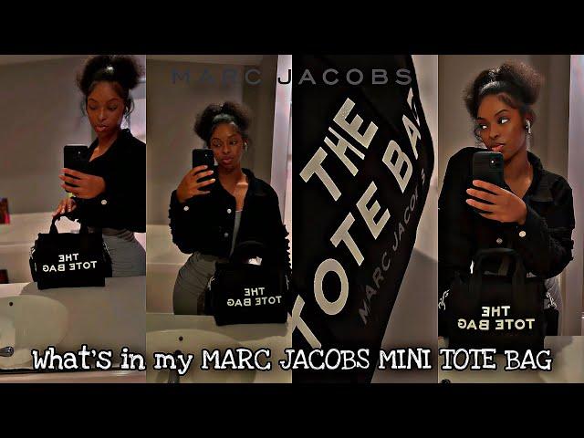 What’s in my MARC JACOBS MINI TOTE BAG | ft. FashionKicks | Khalea Marie