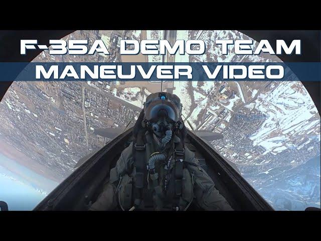 F-35A Demo: Profile Maneuevers