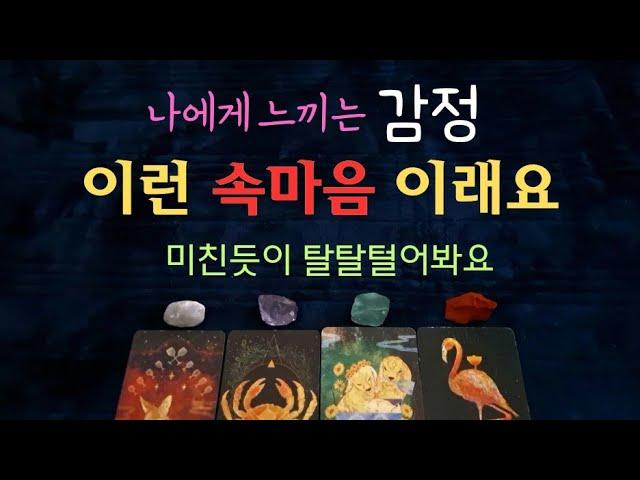 [타로속마음]미친듯이 탈탈털어봐요 감정, 느낌,속마음#타로#속마음