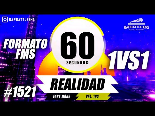  Formato FMS 1VS1  Base de Rap Para Improvisar Con Palabras | ENTRENAMIENTO FMS #1521