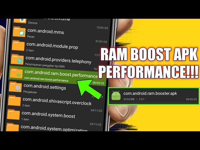 boost ram performance - aplikasi pelega dan pengoptimal ram android no root