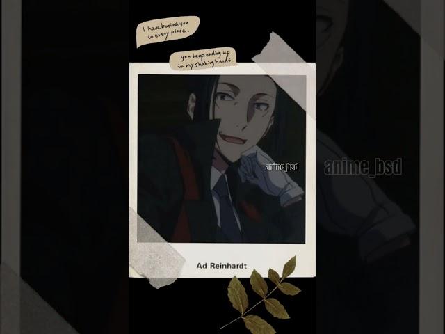 ~теперь их слышит только тишина.. 〜现在只有沉默才能听到他们的声音..#anime_bsd#дазай#гоголь #эдит#anime#世没有_阿在#чуя#