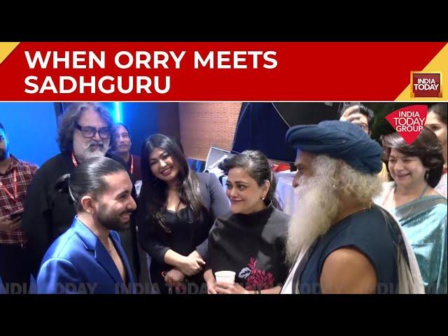 India Today Conclave 2024: When Orry Meets Sadhguru | #indiatodayconclave24