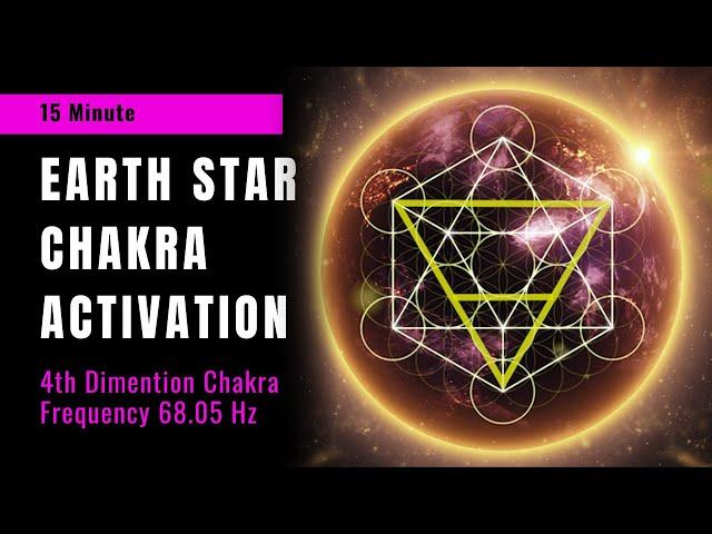 Earth Star Chakra Activation | 68.05 Hz Earth Star Chakra Meditation Music