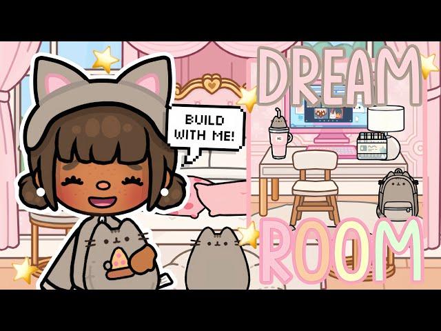 Building My Daughters DREAM ROOM With The PUSHEEN UPDATE!  | with voice  | Toca Life World