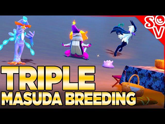 Triple Masuda Breeding in Pokemon Scarlet and Violet