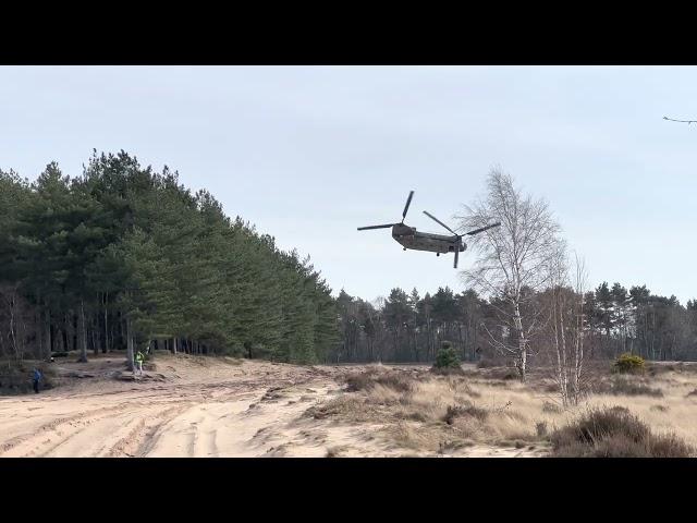 RNLAF Chinook CH-47F - Low Flying  #chinook #rnlaf