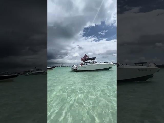 Epic weather & vibes at crab island #florida #flordiaweather #crabislanddestin