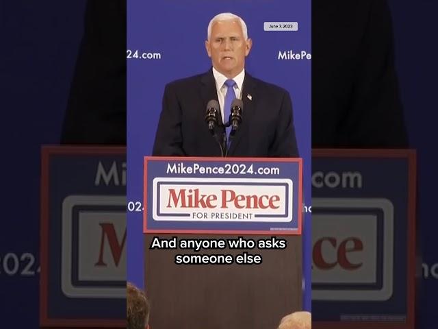 #MikePence takes jab at #DonaldTrump