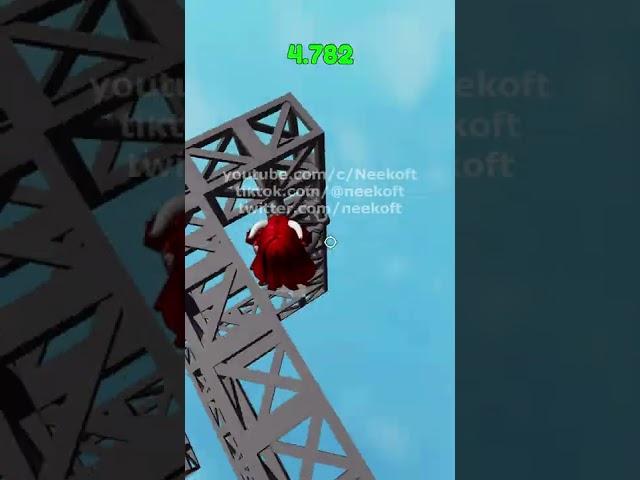 Roblox era's Time Trial Twisty Truss (1) 7.58 #Shorts #Speedrun #Obby