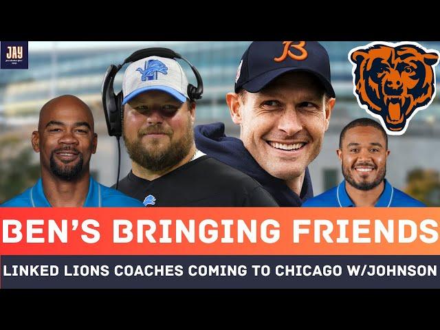 STAFF UPDATE: Ben Johnson Bringing Top Lions Staff To Bears According to Reports. Bears Updates