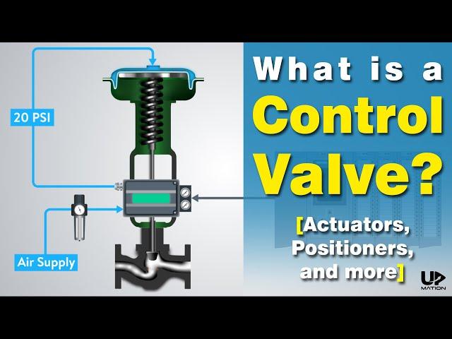 How Pneumatic Control Valve Works | Control Valve Actuator Types | Control Valve Positioner Types