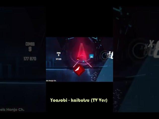 Yoasobi - Kaibutsu (TV Ver) #Shorts #beatsaber