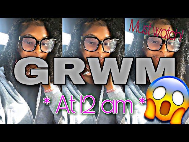 GRWM AT 12 AM | Going On A RoadTrip To Orlando FL | Khalea Marie