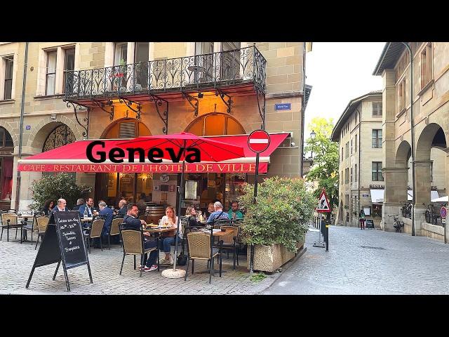 [4K] Geneva, Switzerland: Exploring the Historic Old Town 2024