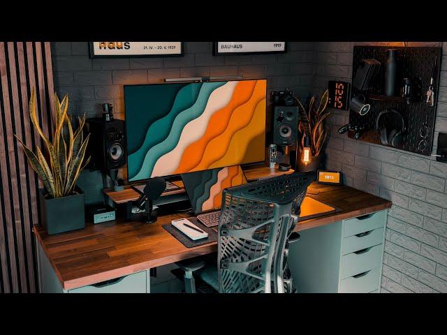 My ULTIMATE Cozy DESK SETUP Tour 2024 | Workspace for Productivity & Creativity