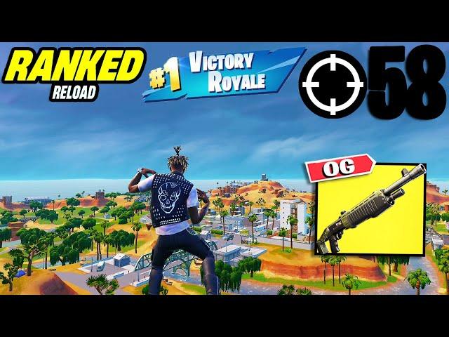 58 Elimination Solo Vs Squad "Ranked RELOAD” Gameplay Wins (Fortnite Chapter 2 Remix PS4 Controller)