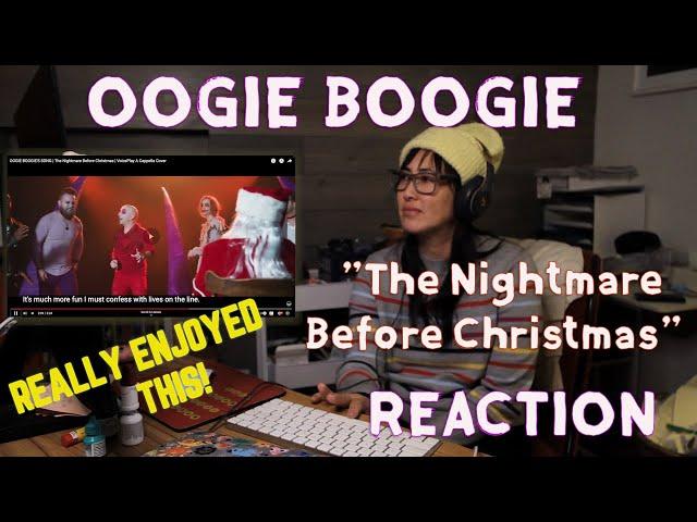 First Time Hearing OOGIE BOOGIE'S SONG | The Nightmare Before Christmas | VoicePlay A Cappella Cover