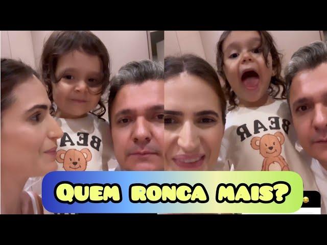 A pergunta que não quer calar quem ronca mais? A maju tentou tirar dela da reta