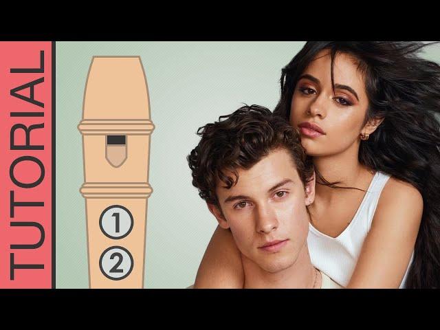 Señorita (Shawn Mendes & Camila Cabello) - Recorder Flute Tutorial