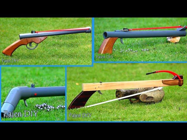 4 Slingshot Designs With PVC Trigger