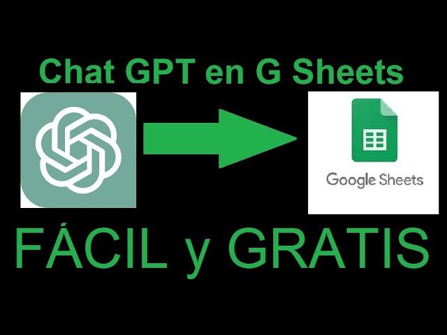 Chat GPT en Google Sheets (FÁCIL y GRATIS)