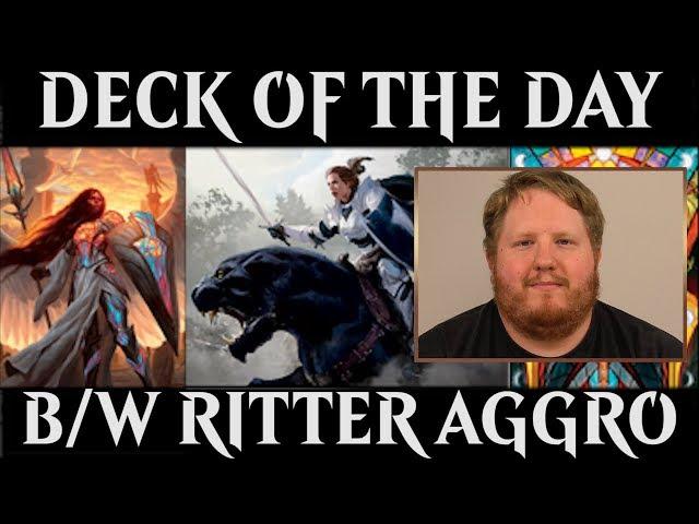 DECK OF THE DAY B/W Ritter Aggro deutsch Magic the Gathering traderonlinevideo MTG Trader