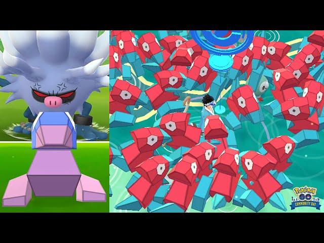 Primeape evolves into Annihilape during Porygon Comm Day Classic!