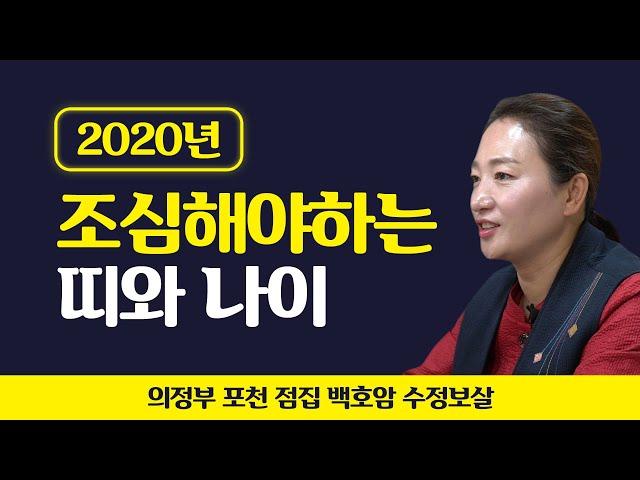 2020년 경자년 (쥐띠,뱀띠,말띠,원숭이띠,개띠,돼지띠 운세) 조심해야하는 나이 의정부점집 포천점집 수정보살