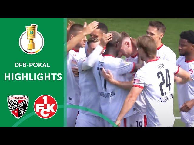 Down a player! | FC Ingolstadt 04 vs. 1. FC Kaiserslautern 1-2 | Highlights | DFB-Pokal First Round