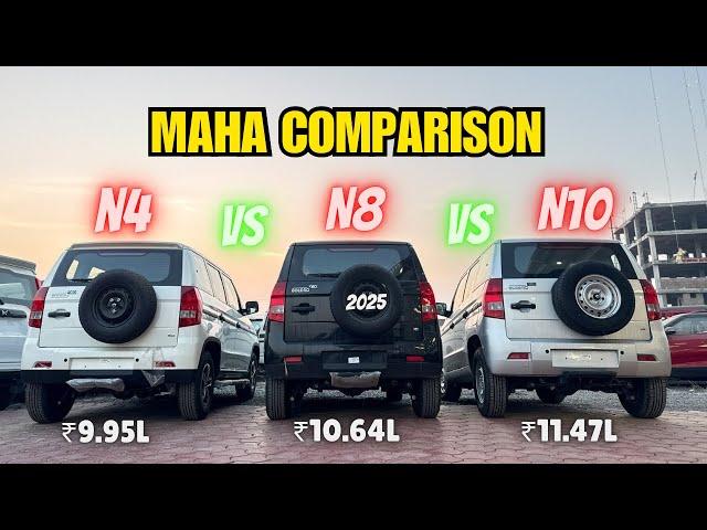 2025 Bolero Neo N4 vs N8 vs N10 | All Variants Maha - Comparison |