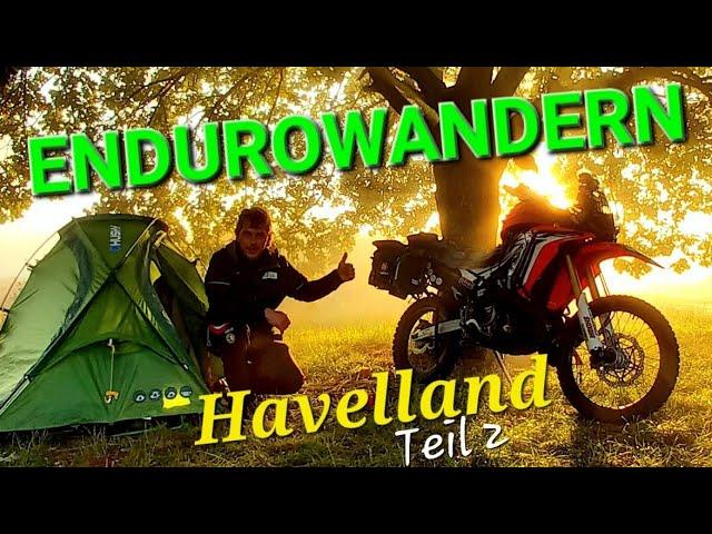 Im Havelland Biwakieren  Teil 2 - Wildcampen Bikepacking Endurowandern in Brandenburg Husky Zelt