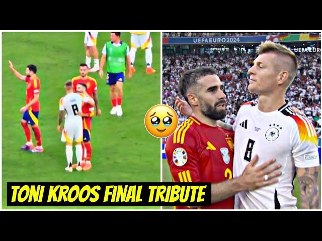 EMOTIONAL! Toni Kroos Bids Final Goodbye to Fans in Dramatic Match vs Spain