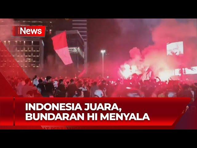 Suporter Padati Bundaran HI Rayakan Kemenangan Timnas U-19 di Pala AFF - iNews Pagi 30/07