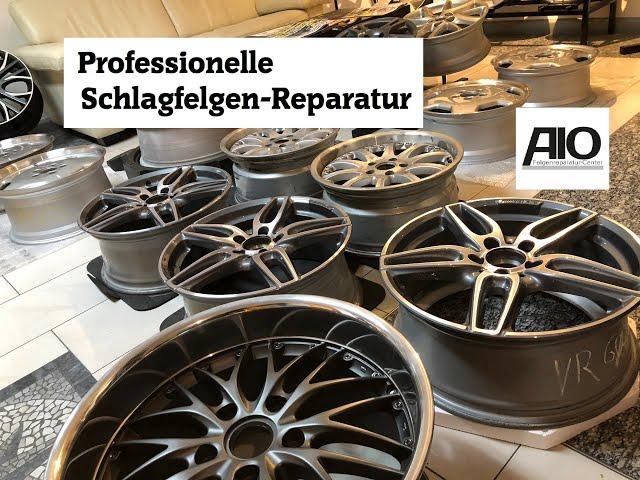 Schlagreparatur Felgenreparatur 1.8 Infovideo Höhenschlag Seitenschlag Aufschlag Alufelge AIO