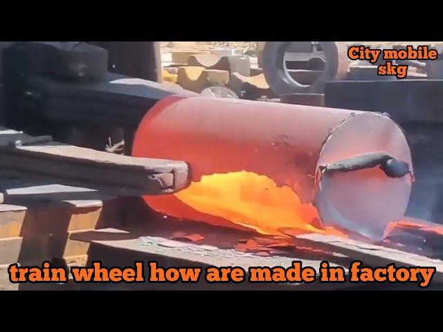 train wheel how are made in the factory 