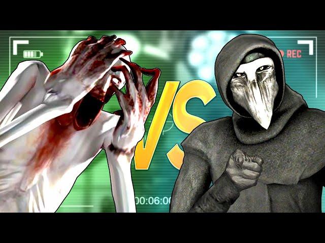 ЧУМНОЙ ДОКТОР VS СКРОМНИК SCP SECRET LABORATORY  SCP 049 ПРОТИВ SCP 096 РЭП