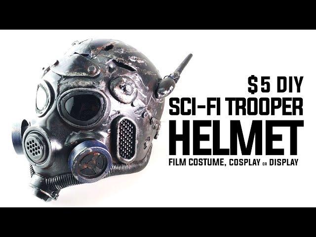 SPACE HELMET: SCI-FI TROOPER HELMET HOW TO FOR MOVIES & COSPLAY