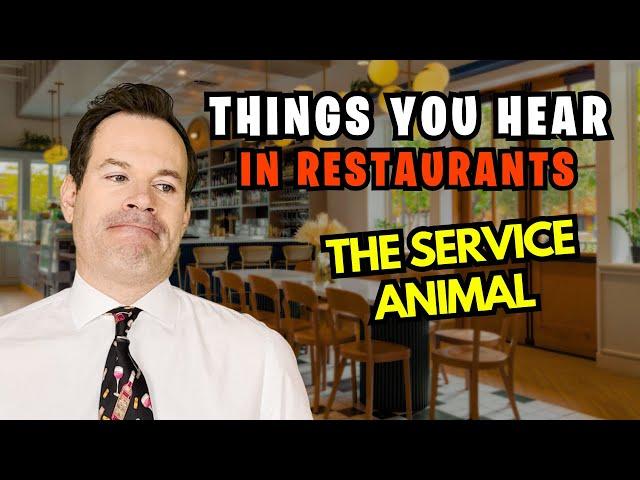 Woman with "Service Animal" is asked to leave restaurant