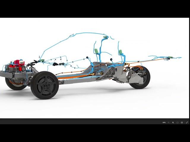 Aptera redesigned the chassis and suspension to fit the EMR3