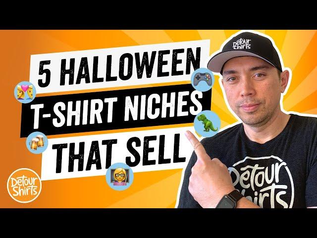 5 Halloween TShirt Ideas! How to find Hot & Trending Print on Demand Shirt Designs That Sell.