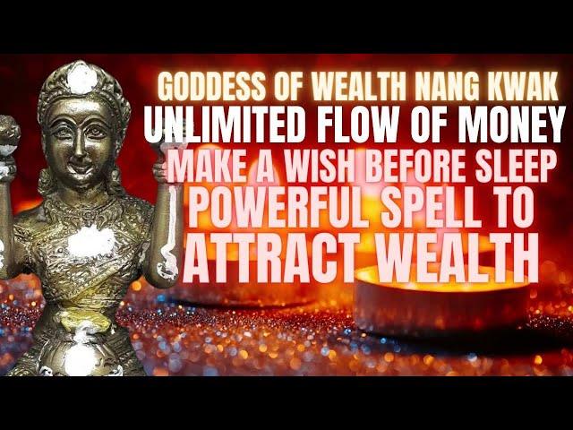 MONEY KEEPS FLOWING! | Change Luck, Receive Great Wealth | Goddess of Wealth | Listen to sleep