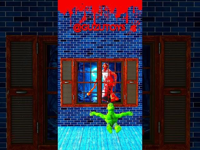 Hulk Hides Behind the Window! Granny & Monster Chase Spidey! ️ #granny