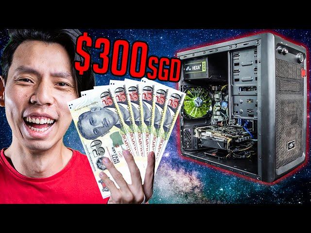 JulianTech builds a $300 Budget Gaming PC in Singapore [2022]