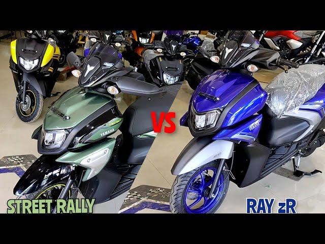 YAMAHA HYBRID RAY zR VS RALLY STREET RAY zR HYBRID || New YAMAHA bike | Harsh