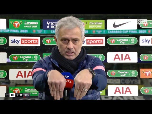 José Mourinho on Bryan Mbeumo Carabao cup semi final