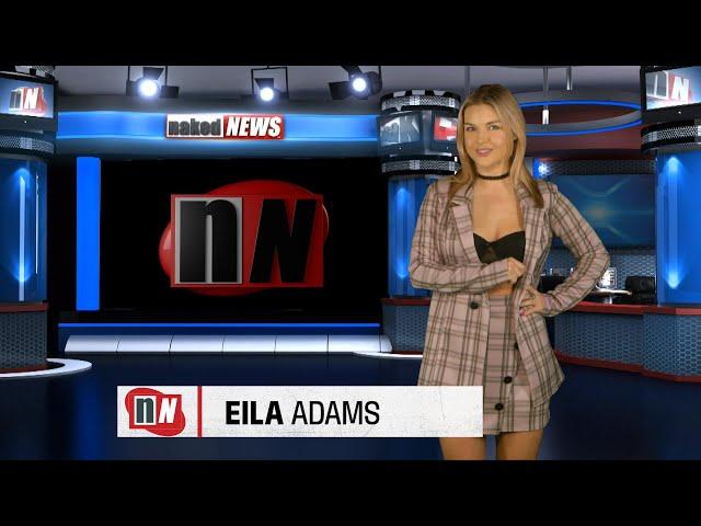 Naked News Bulletins December 5 with Eila Adams! Flight Drama, Luggage Abuse, Twins Awarded Big $