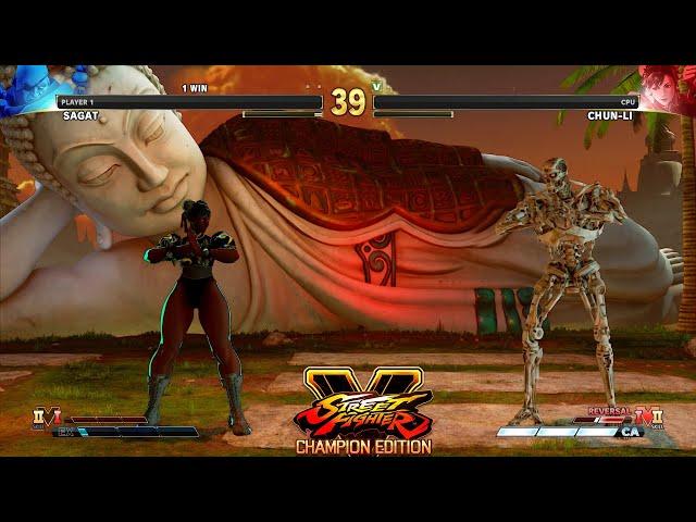 Street Fighter V CE Sagat vs Chun Li PC Mod